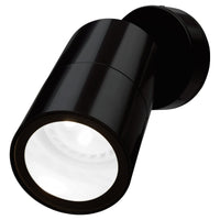 Brilliant Black Seaford LED Exterior Wall Light