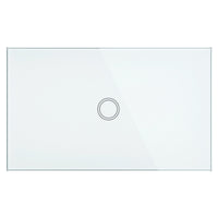 Brilliant White Elite Glass Wall Switch 1 Gang