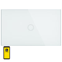 Brilliant White 1 Smart Elite WiFi Glass Wall Switch