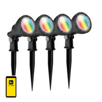 Brilliant Black Botanic Smart Wi-Fi RGB Garden Light Kit