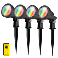 Brilliant Black Botanic Smart Wi-Fi RGB Garden Light Kit