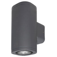 Brilliant Charcoal Glenelg LED Exterior Up/Down Wall Light