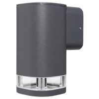 Brilliant Charcoal Glenelg Ambient LED Exterior Wall Light