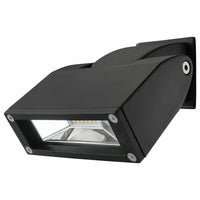 Brilliant Black Nighthawk Modern LED 2 Light Floodlight