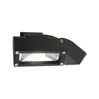 Brilliant Black Nighthawk Modern LED 2 Light Floodlight