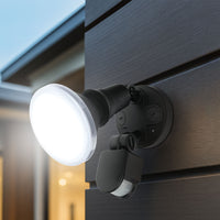 Brilliant Black Keeper PAR38 Security Floodlight with Sensor