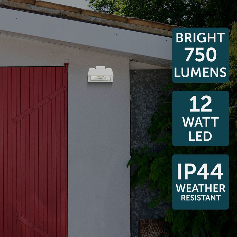 Silver Led Brilliant Silver Nighthawk Modern LED 1 Light Floodlight