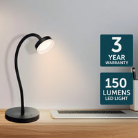 Brilliant Jerico Black Desk Lamp