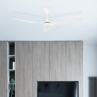 Brilliant White Aluminium Airmotion 48'' AC Ceiling Fan