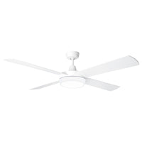 Brilliant White Tempest-Supreme 52” AC Ceiling Fan with Light