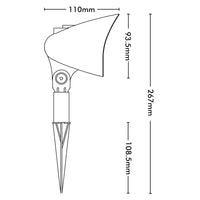Brilliant Black Westbury LED Garden Light Kit-10 Pack