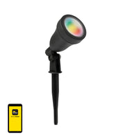 Brilliant Black Corymbia Smart Wi-Fi RGB Garden Light Kit-6 Pack