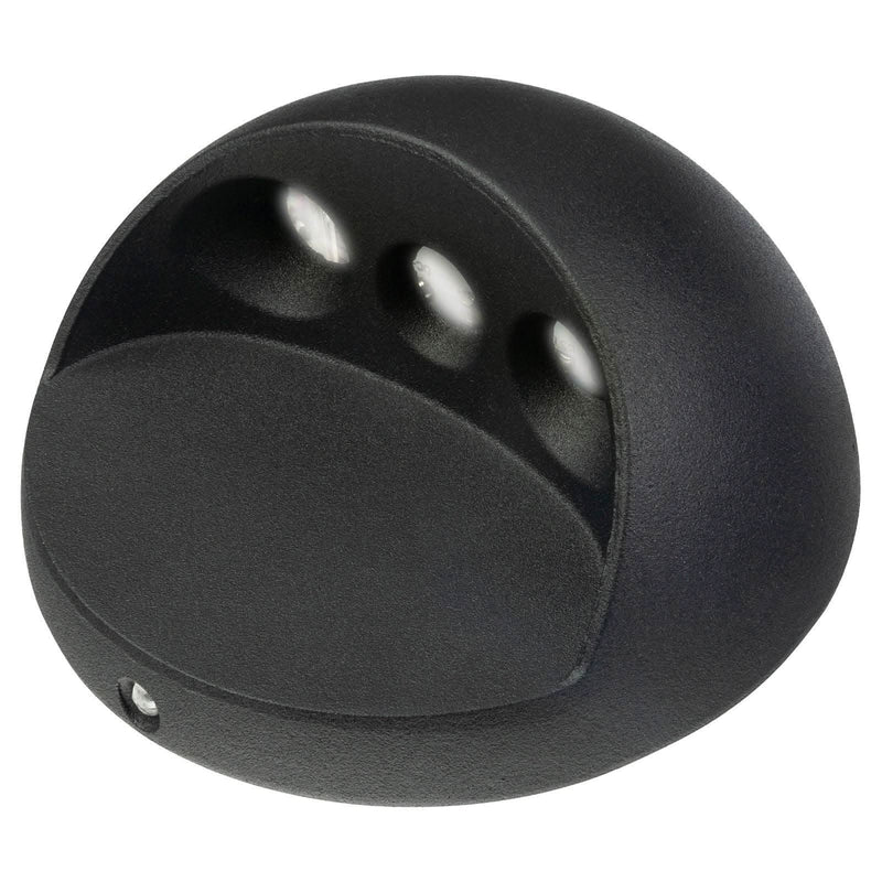 Brilliant Black Waymaker LED Garden Step Light