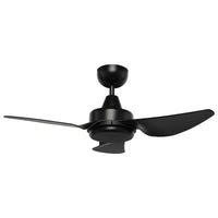 Brilliant Matt Black Como 36'' AC 3-Blade Ceiling Fan