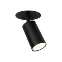 Brilliant Jez Black 1 Plug In DIY LED Spotlight