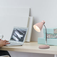 Brilliant Sammy Pink 1 Light Task Lamp