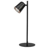 Brilliant Black Kalla LED Task Lamp