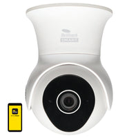 Brilliant White Smart WiFi Pan and Tilt Camera