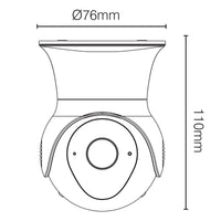 Brilliant White Smart WiFi Pan and Tilt Camera