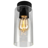 Brilliant Juno 10cm Matt Black DIY Install Batten Fix Light Shade