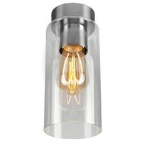 Brilliant Juno Brushed Chrome  DIY Install Batten Fix Light Shade
