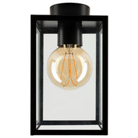 Brilliant Rama Matt Black DIY Install Batten Fix Light Shade