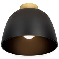 Brilliant Greta Matt Black DIY Install Batten Fix Light Shade