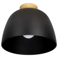 Brilliant Greta Matt Black DIY Install Batten Fix Light Shade