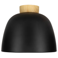 Brilliant Greta Matt Black DIY Install Batten Fix Light Shade