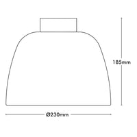 Brilliant Greta Matt Black DIY Install Batten Fix Light Shade
