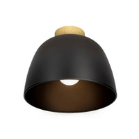 Brilliant Greta Matt Black DIY Install Batten Fix Light Shade