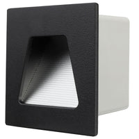 Brilliant Evelyn Black LED Indoor Step Light