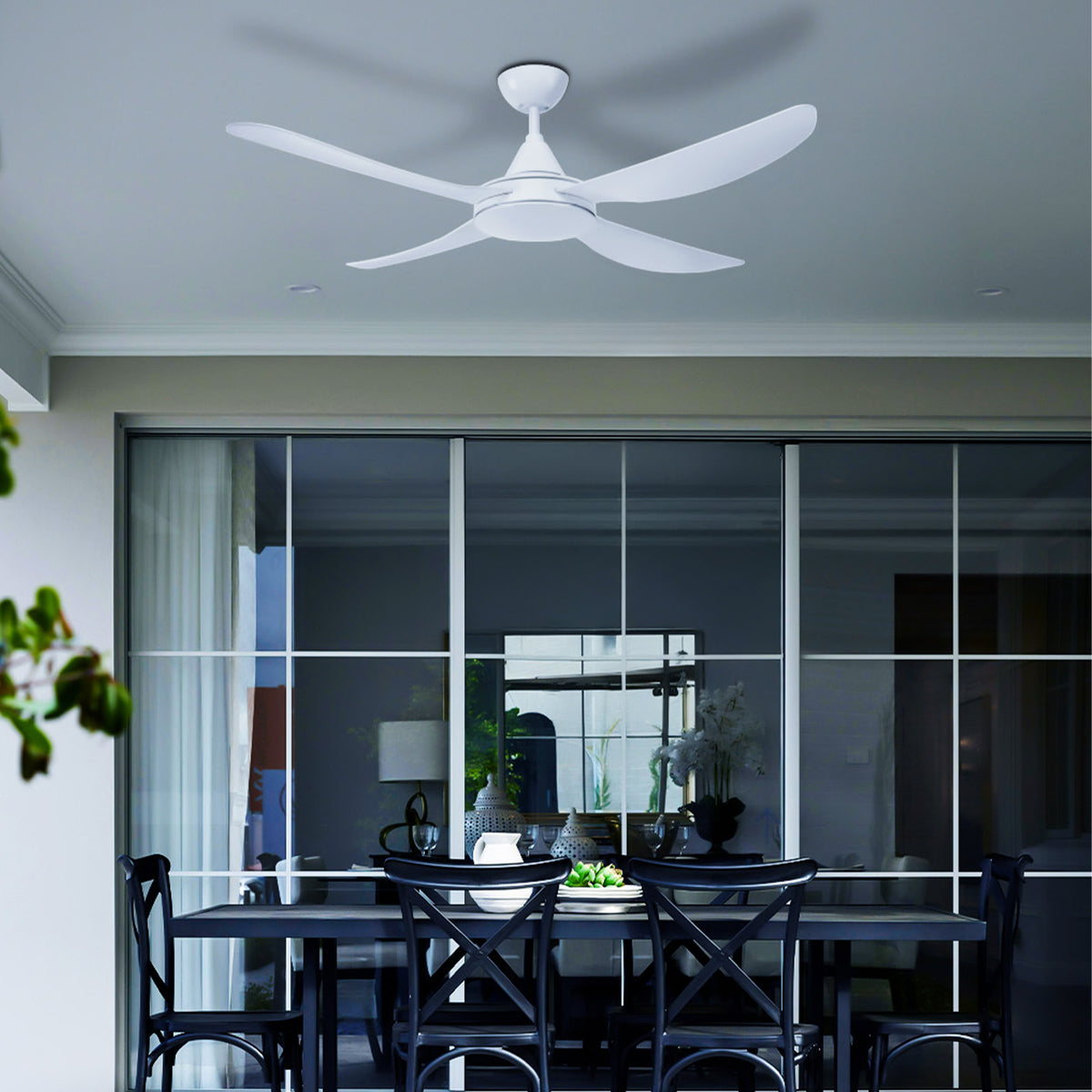 Vector Fan White Brilliant White Vector-III 48’’ AC Ceiling Fan