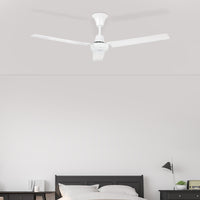 Brilliant White Aluminium Airmotion-II 48'' AC Ceiling Fan