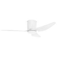 Brilliant Supra White 122cm AC Low Ceiling Hugger Fan