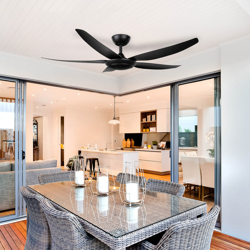 Brilliant Panama 142cm DC Ceiling Fan With Remote