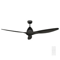 Brilliant Windhaven 142cm DC Ceiling Fan with Remote Black
