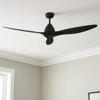 Brilliant Windhaven 142cm DC Ceiling Fan with Remote Black