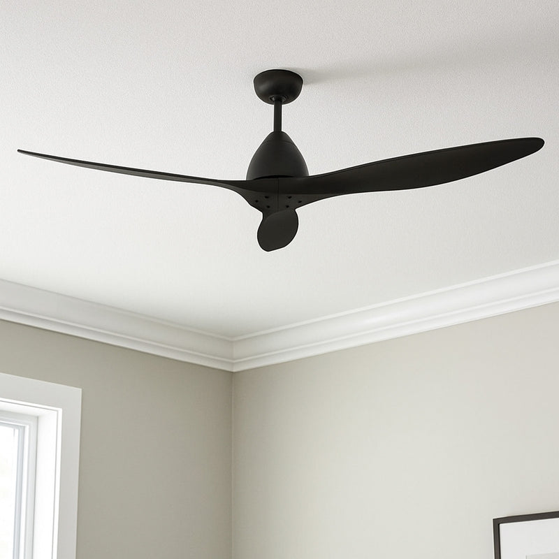 Brilliant Windhaven 142cm DC Ceiling Fan with Remote Black