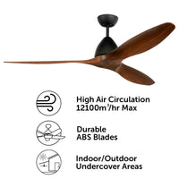 Brilliant Windhaven 142cm DC Ceiling Fan with Remote