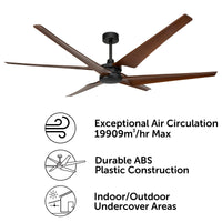 Brilliant Xtreme 178cm X-Large DC Ceiling Fan with Remote