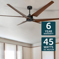 Brilliant Xtreme 178cm X-Large DC Ceiling Fan with Remote