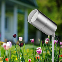 Brilliant Chrome Seaford LED Garden Spotlight