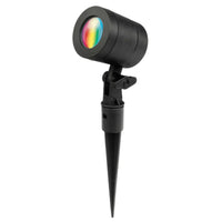 Brilliant Smart Black Botanic 6W RGB LED Garden Spotlight