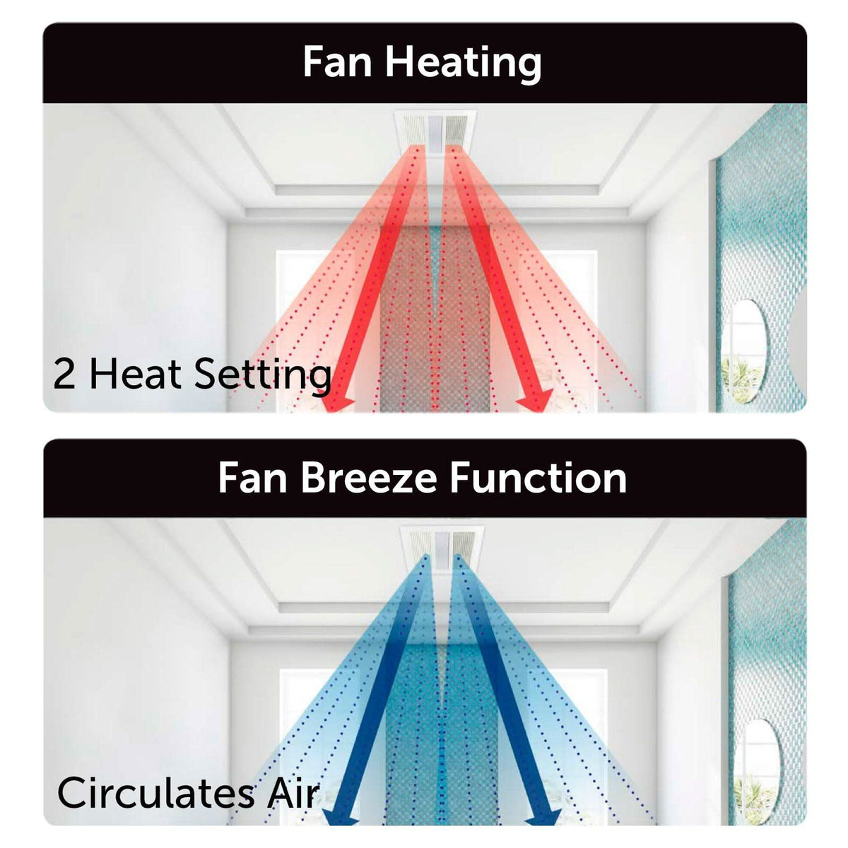 Brilliant 4 In 1 Bathroom Heater