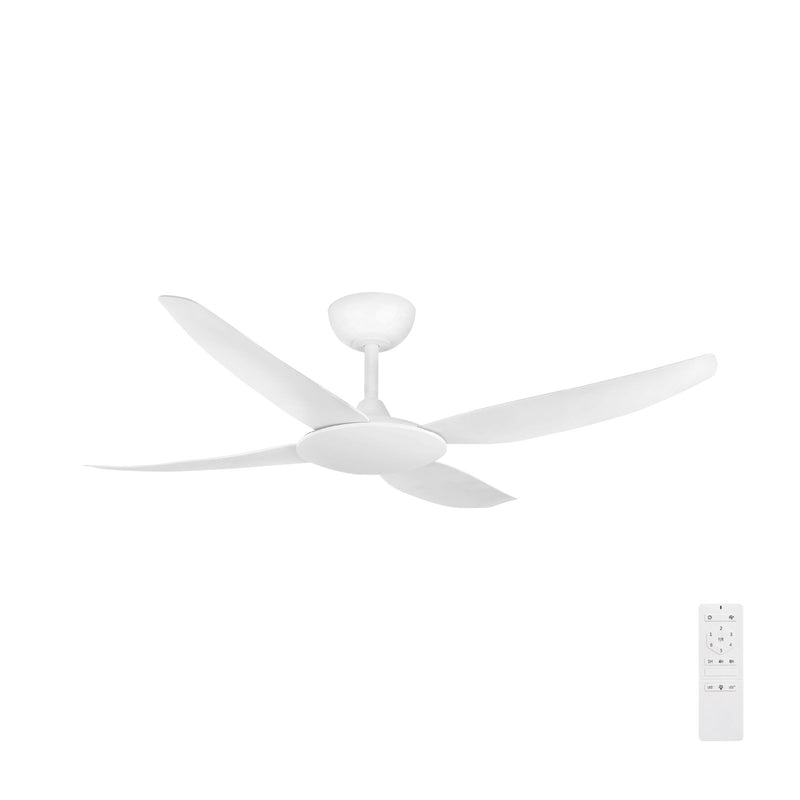 Brilliant White Amari Series II 4-Blades 52'' DC Ceiling Fan