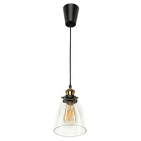 Brilliant Zasa Black DIY Glass Pendant Light