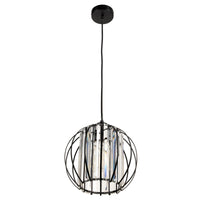 Brilliant Empress Cage And Crystal Prism Pendant Light