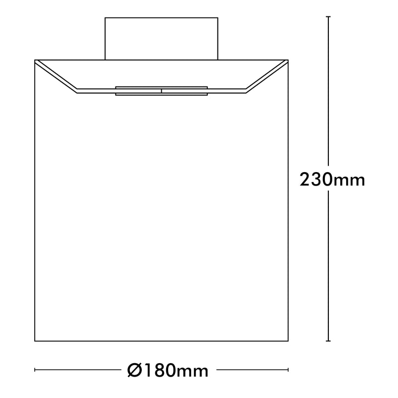 Brilliant Seasons White Laser Cut Batten Fix Shade