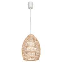 Brilliant Anji Natural 26cm Small DIY Rattan Pendant Light